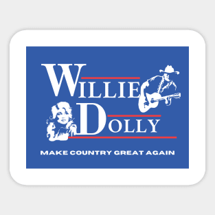Willie Dolly Campaign Shirt Sticker